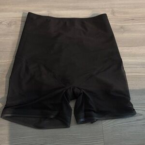 Black High-Waisted Shorts